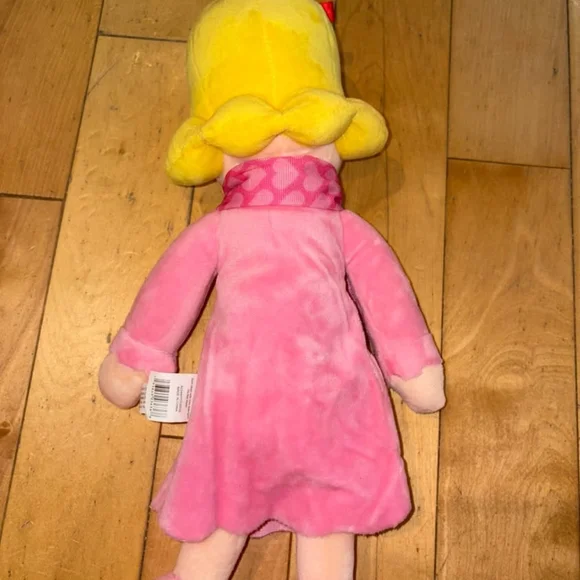 Cindy Lou Who Dr. Seuss Christmas Plush Doll with Yellow Hair - Picture 4 of 8